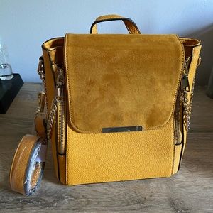 | ALDO | Yellow Backpack/Purse/Crossbody